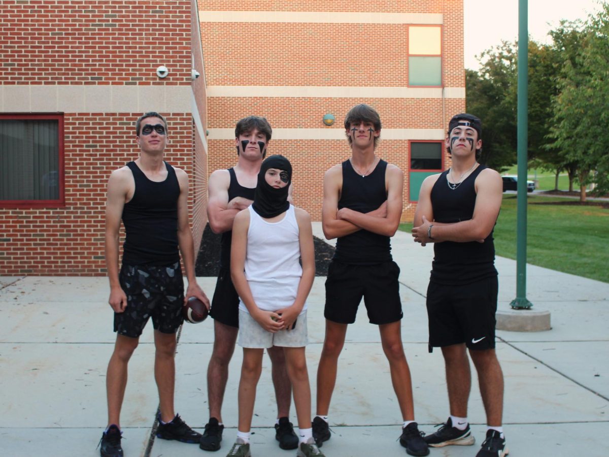 Pregame Pose: Team Dodge My Ball looking tough before the game.