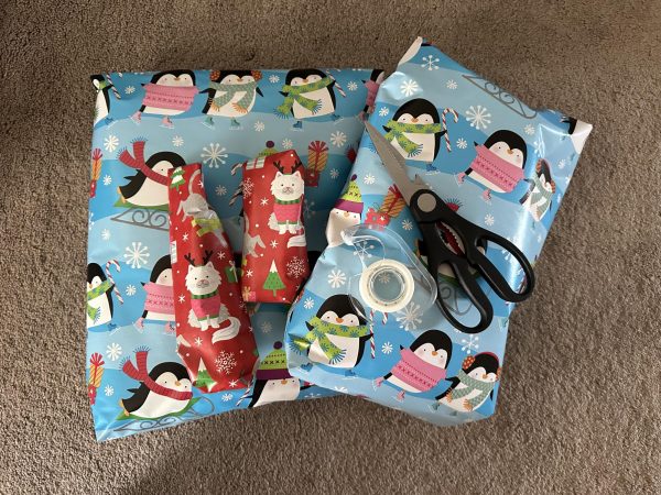 Ready for giving: The gifts are all wrapped up 
