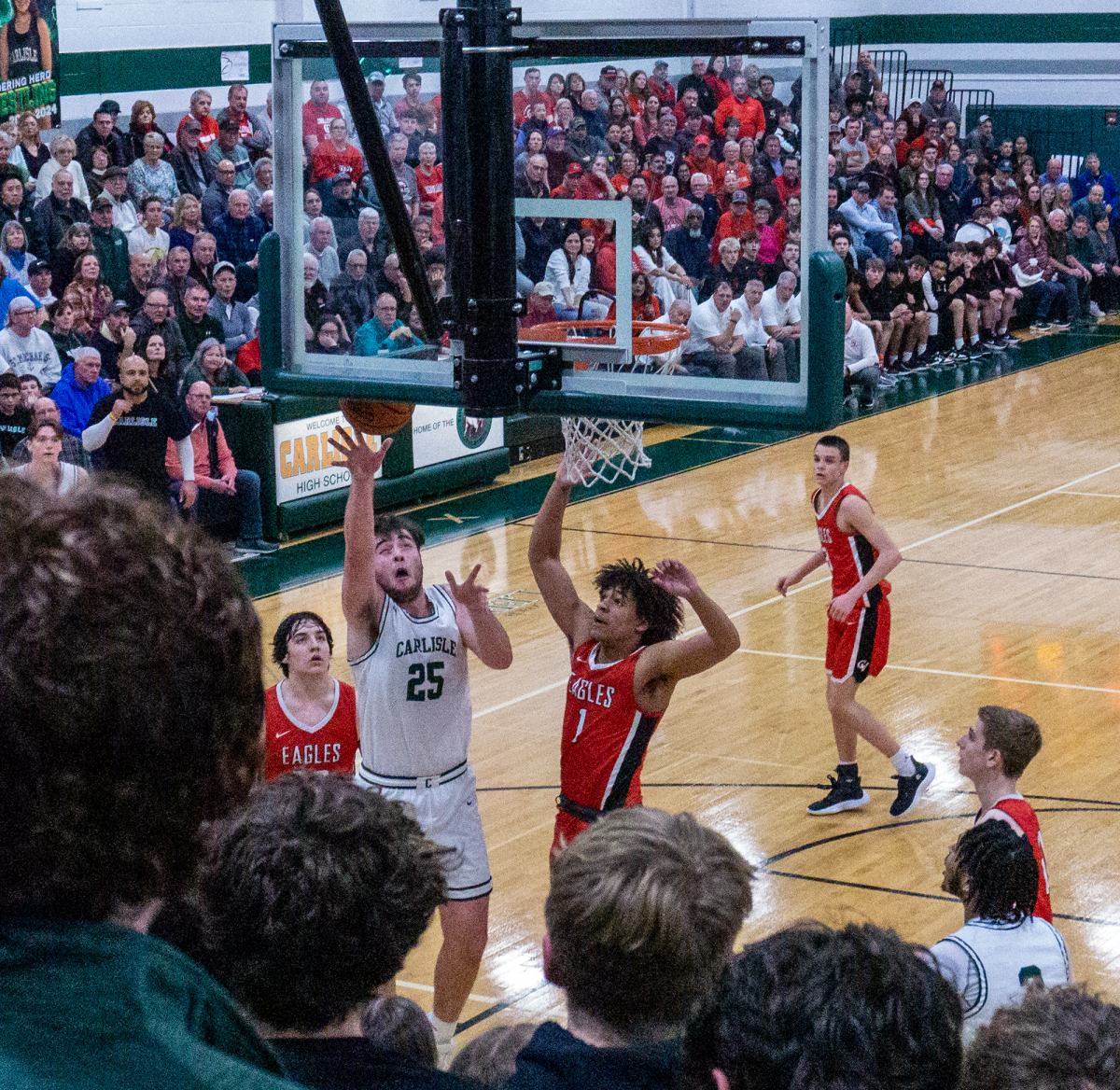 Spencer Griffie shoots a floater.