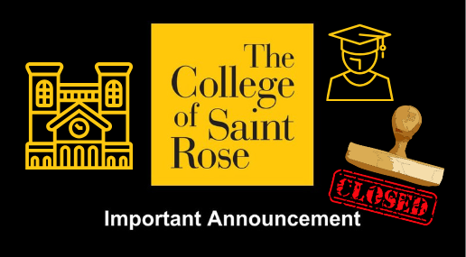 COLLEGE CRITICS: This was the image used to break the news to current and applied students of the closure The College of Saint Rose. Throughout this article are the comments the colleges Instagram account was met with when posting this image on their page. 