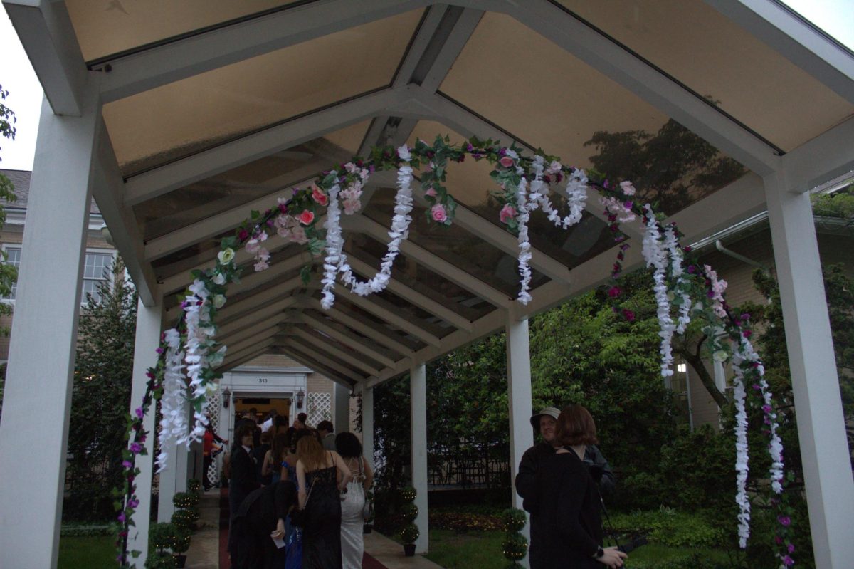 Outside entryway.