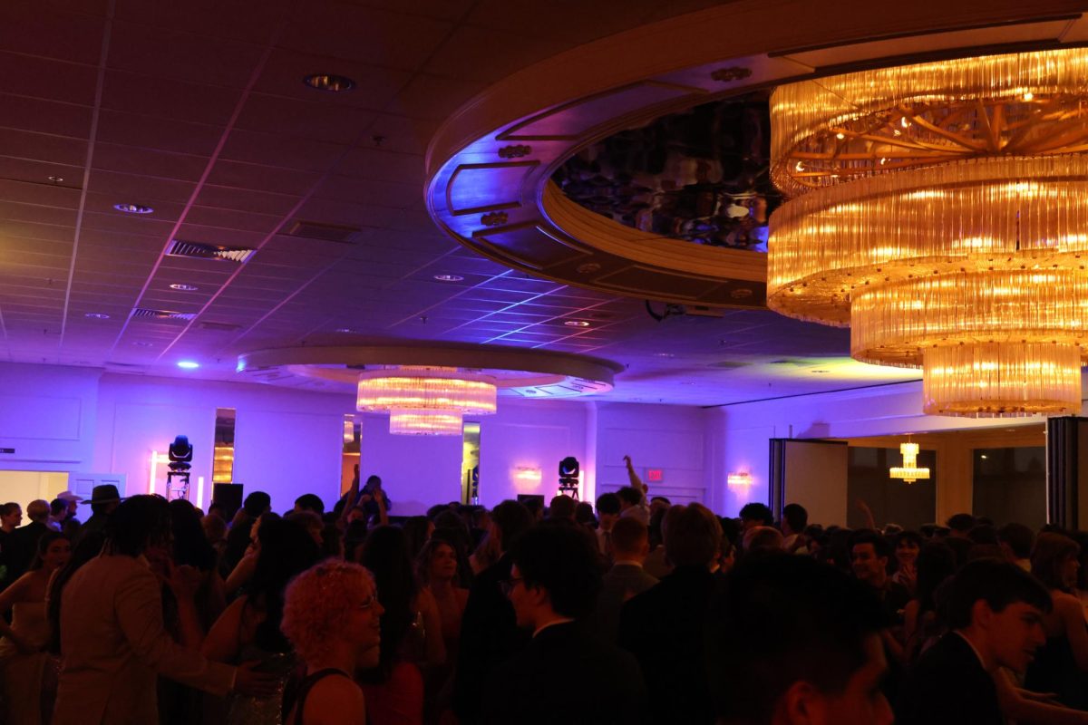 Students starting the night off with a bang!