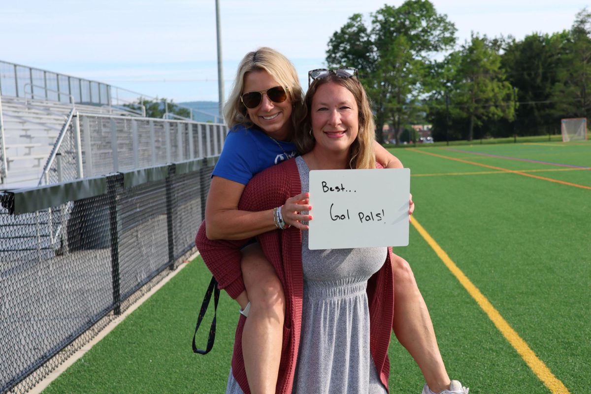 Mrs. Collier and Mrs. Disbrow win "Best Gal pals"